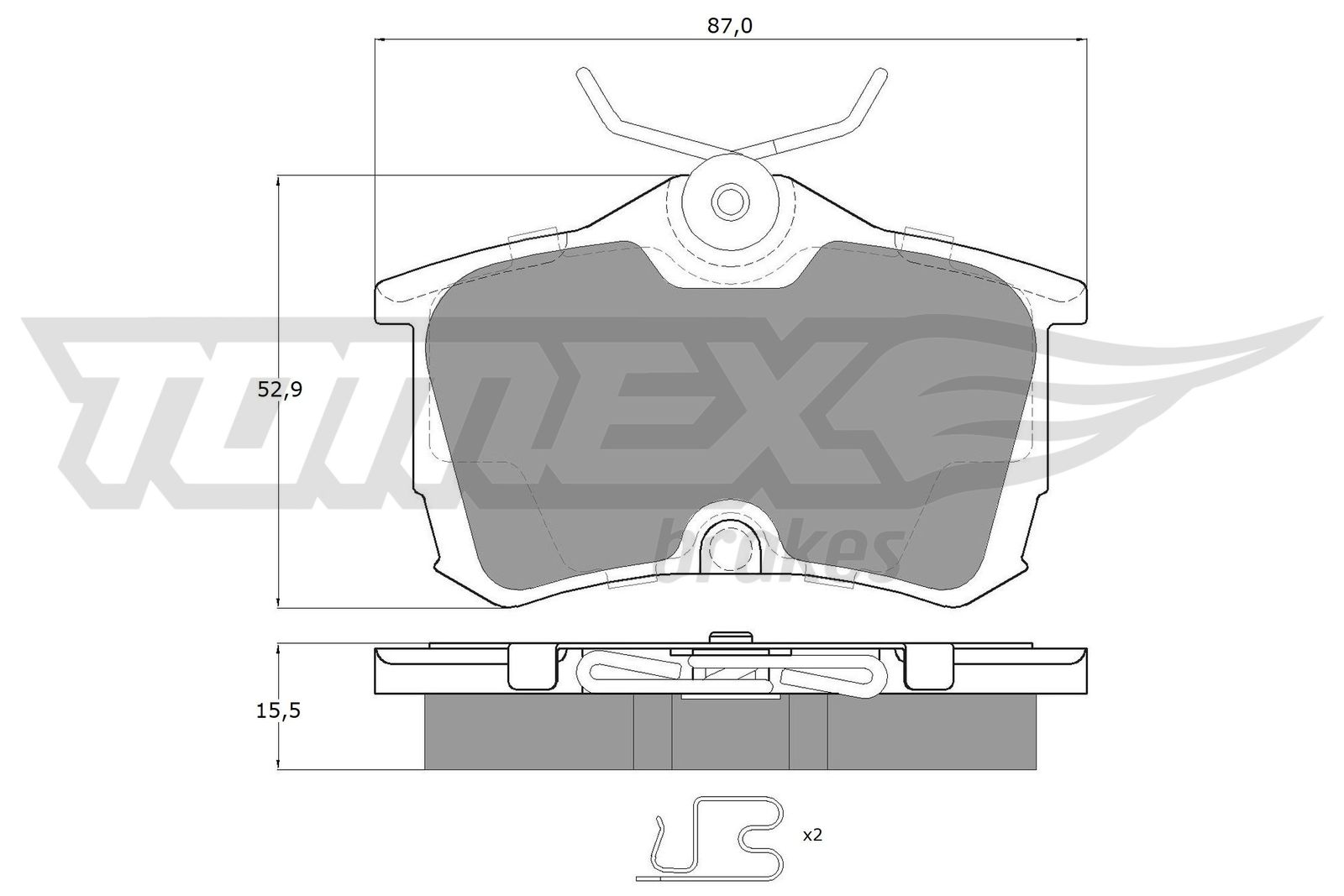 TOMEX Brakes TX 14-51 Sada...